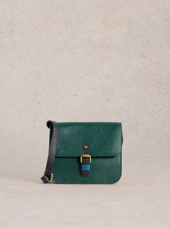 Eve Leather Buckle Satchel