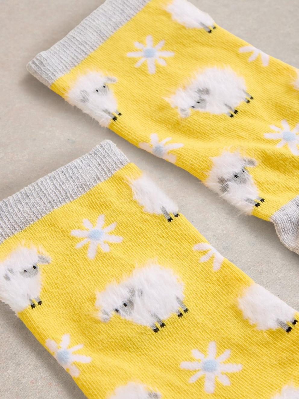 Fluffy Sheep Ankle Socks