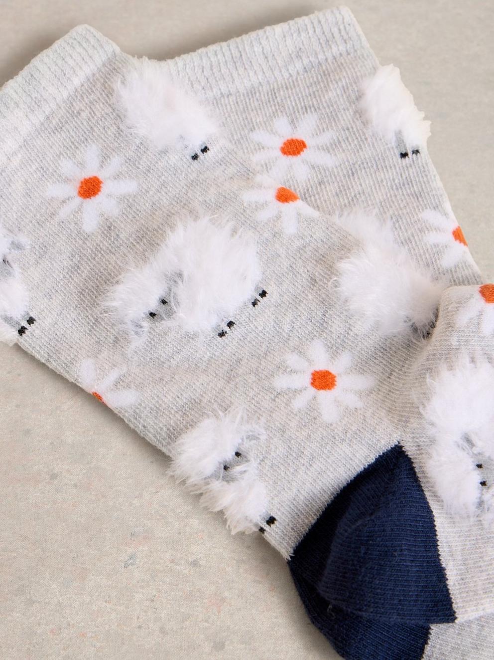 Fluffy Sheep Ankle Socks