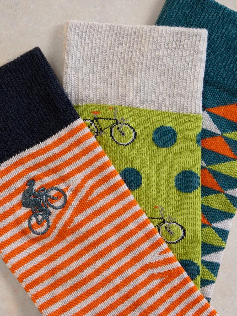 3 Pack Bicycle Geo Socks