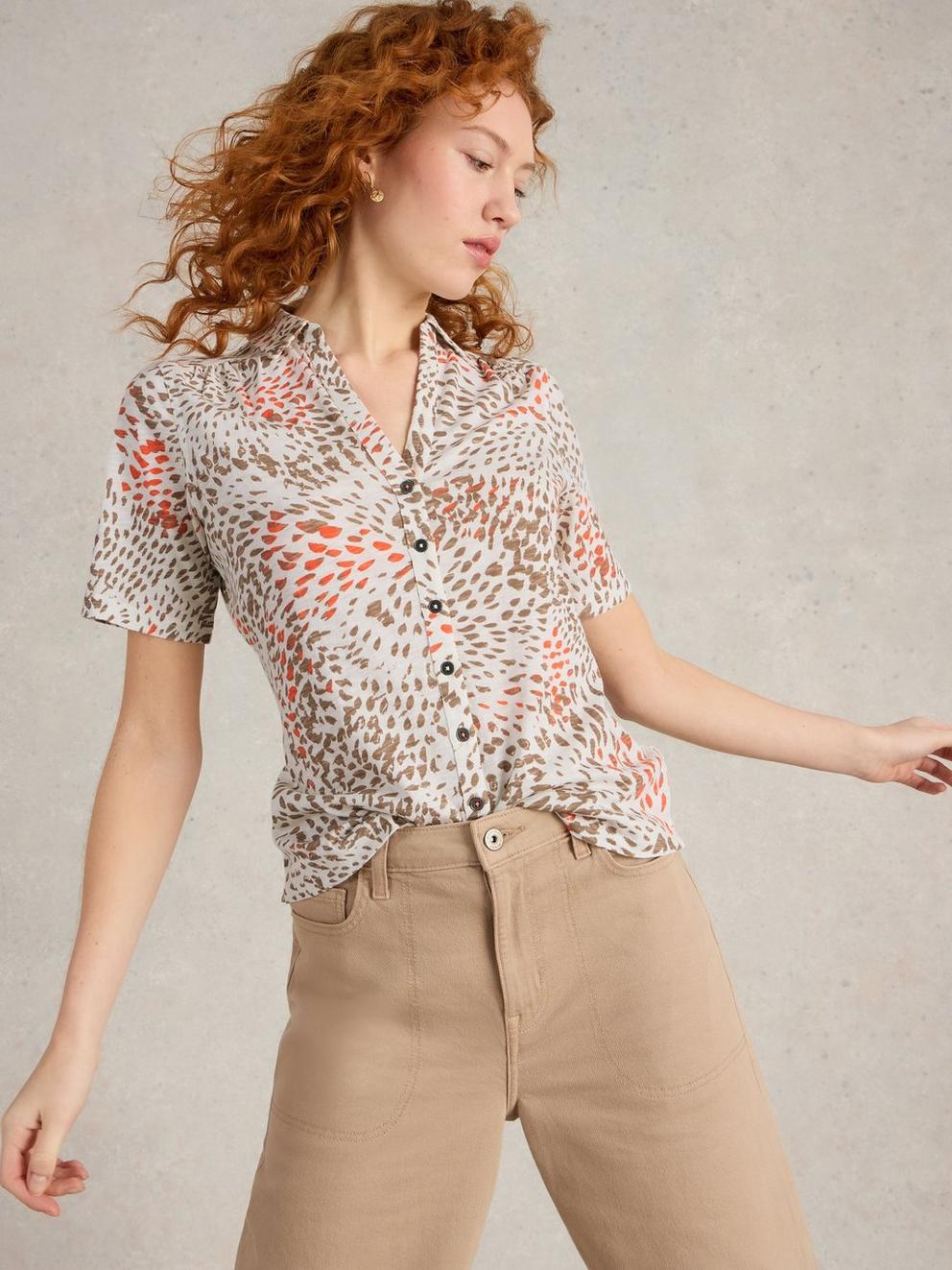 ANNIE JERSEY SHORT SLEEVE SHIRT
