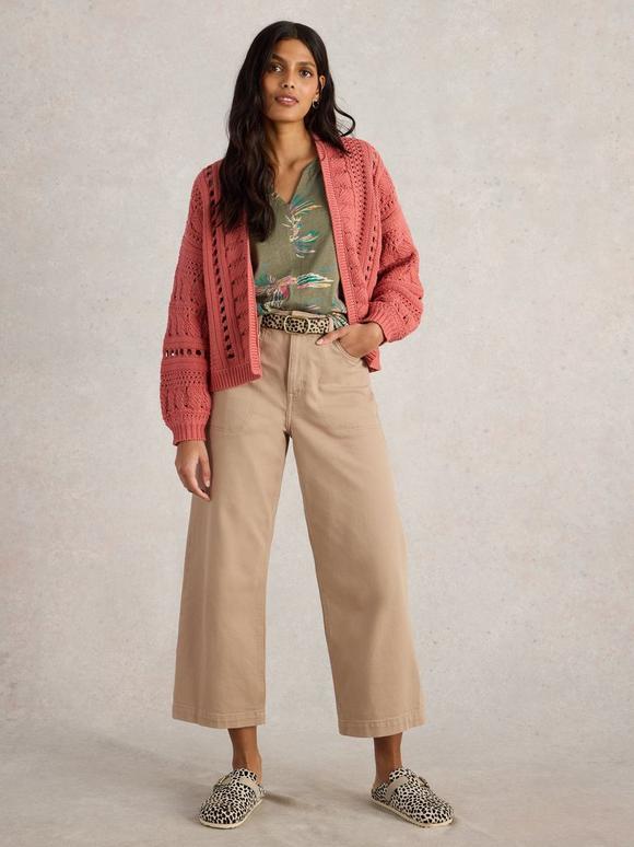 CASEY CROCHET CARDI