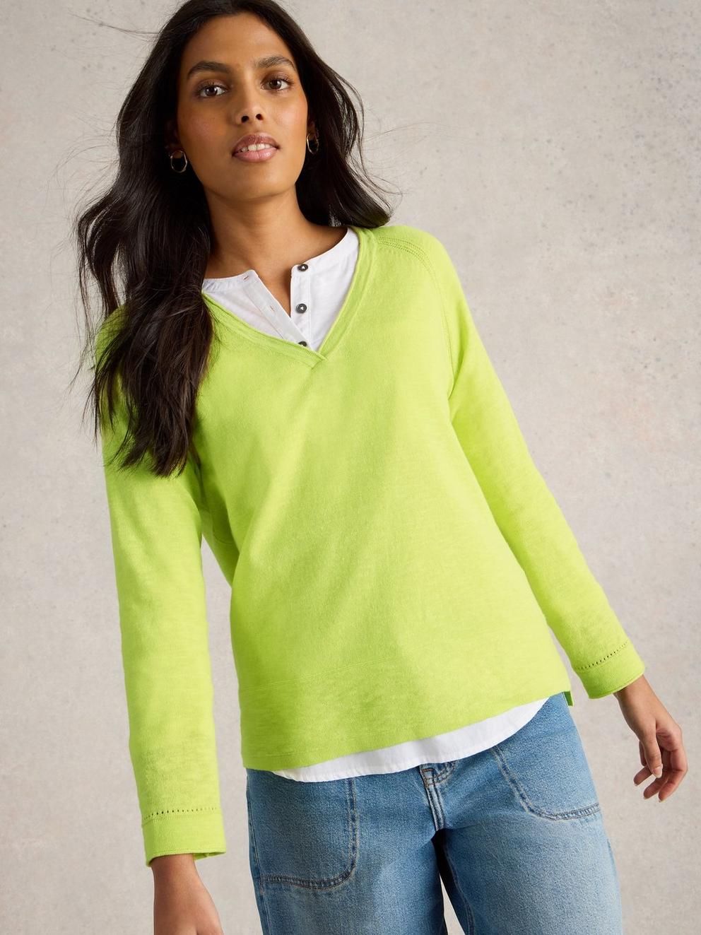 NARIA V NECK JUMPER
