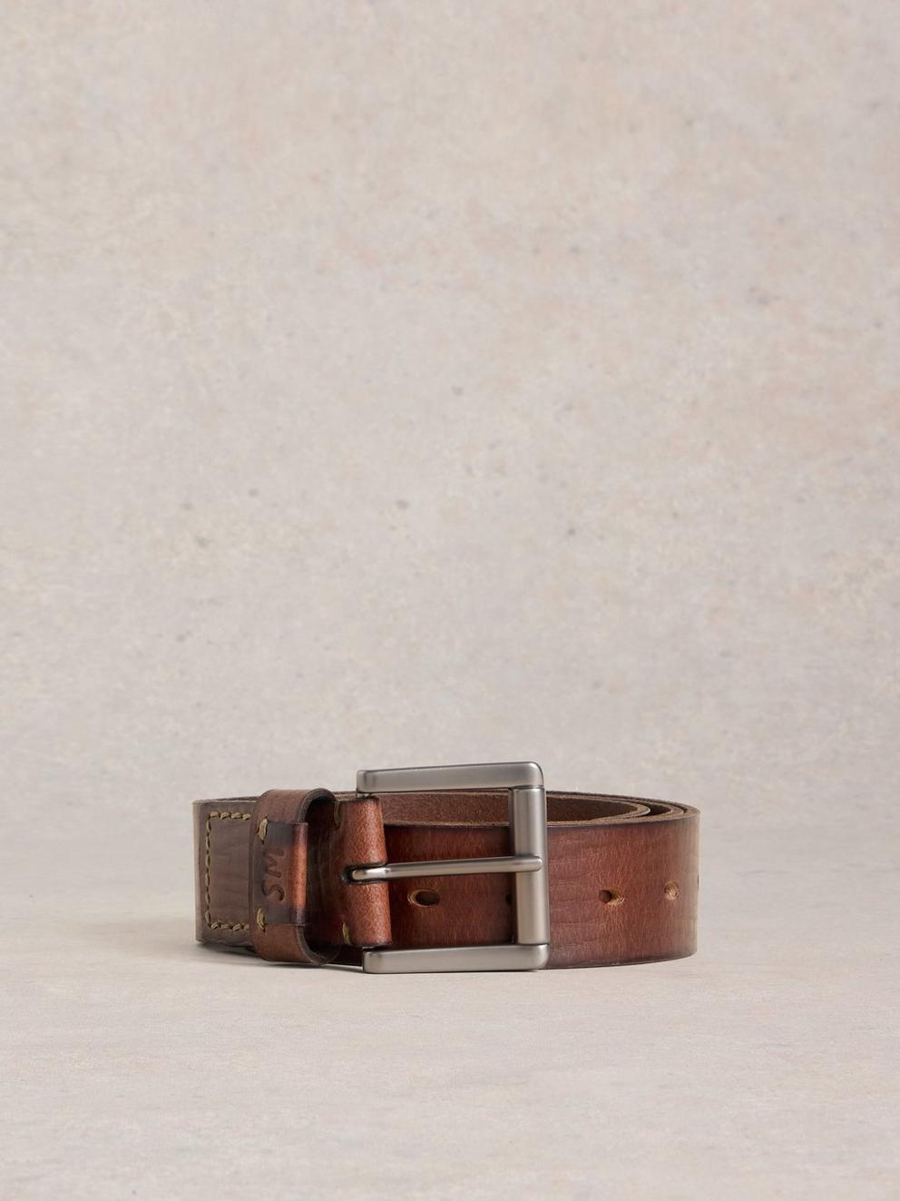 Multi Punch Leather Belt