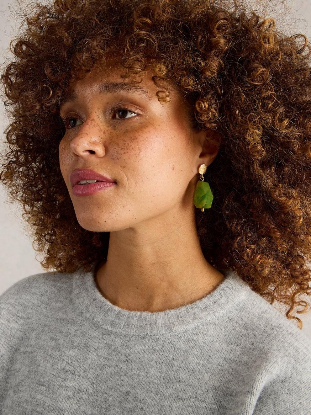 Fern Drop Earring