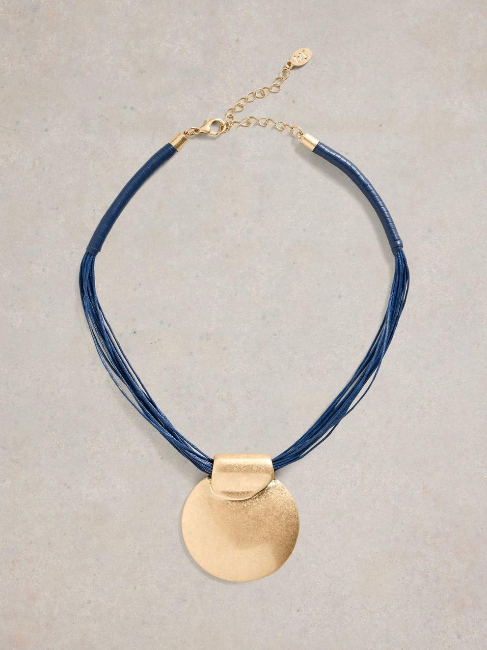 Maple Disk Necklace