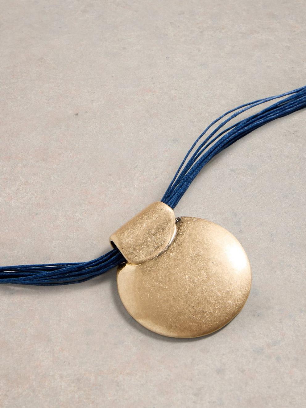 Maple Disk Necklace