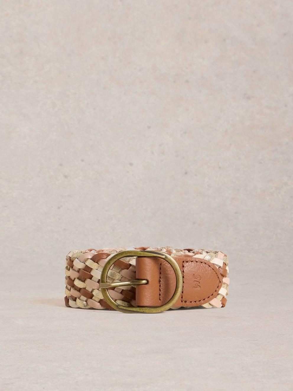 Weave Belt Leather