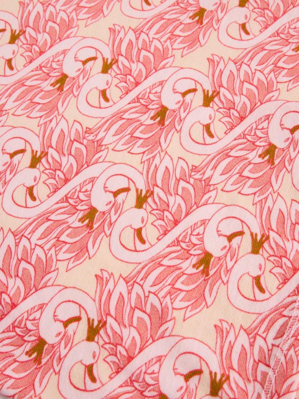 Girls Swan PJ Set