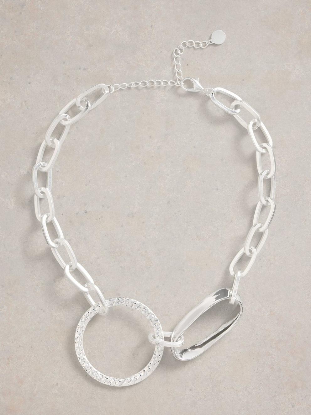 Statement Hammered Necklace