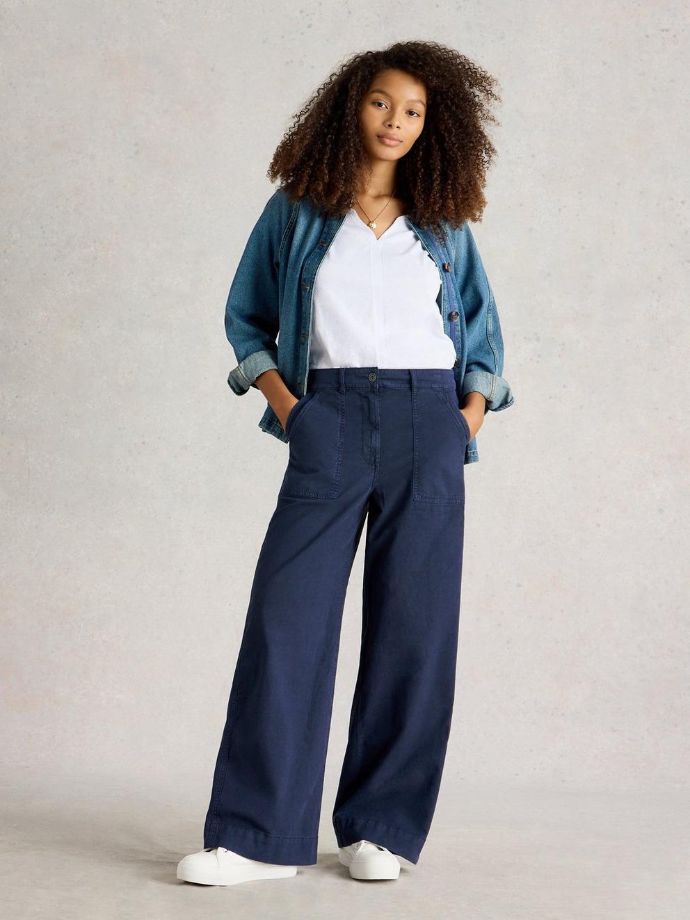 Twister Chino Wide Leg Trouser