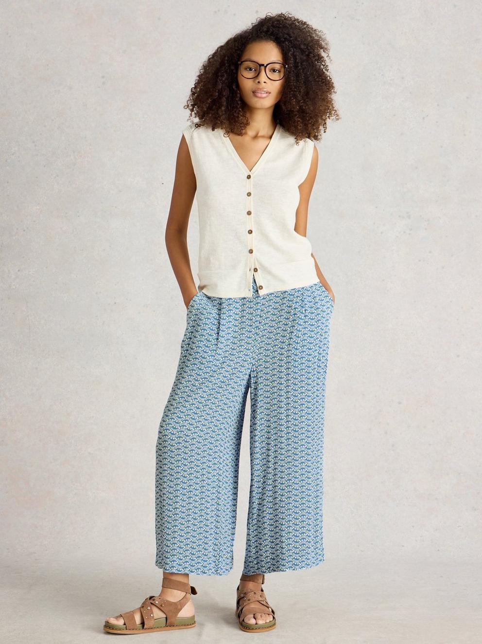 Lisette Crinkle Crop Culotte