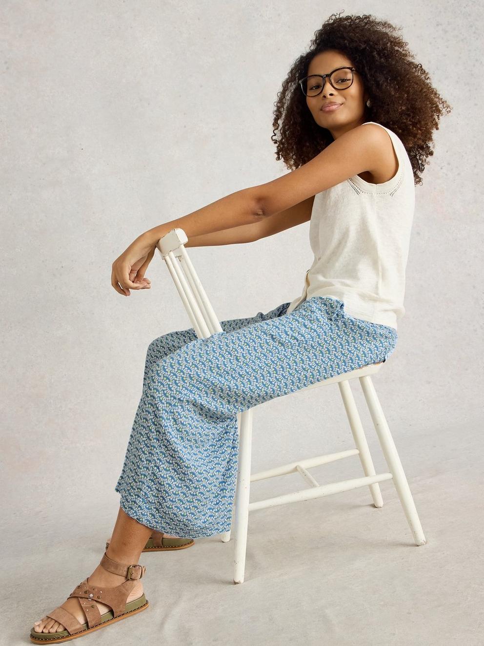 Lisette Crinkle Crop Culotte