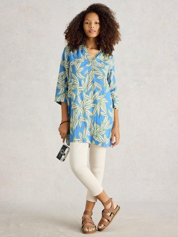 Blake Linen Collared Tunic
