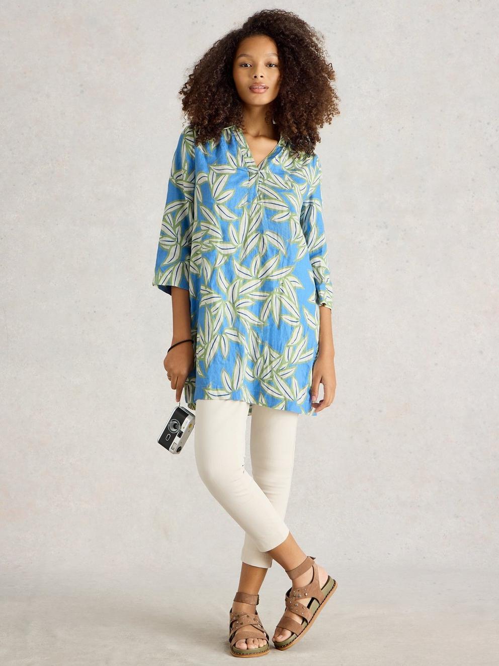 Blake Linen Collared Tunic