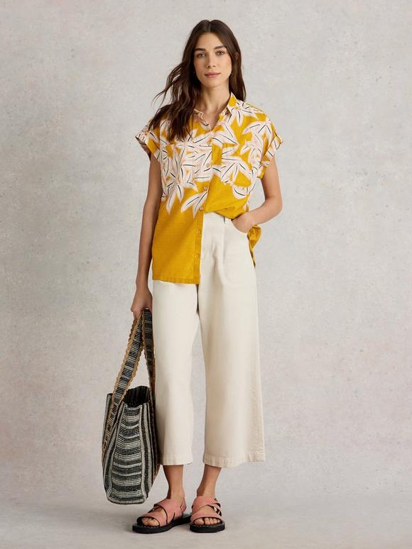 Ellie Organic Cotton Collared Shirt