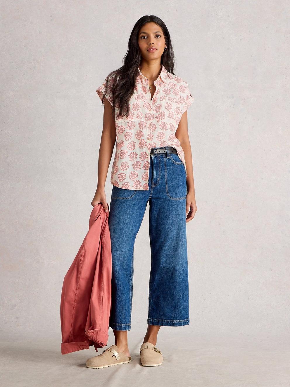 Ellie Organic Cotton Collared Shirt