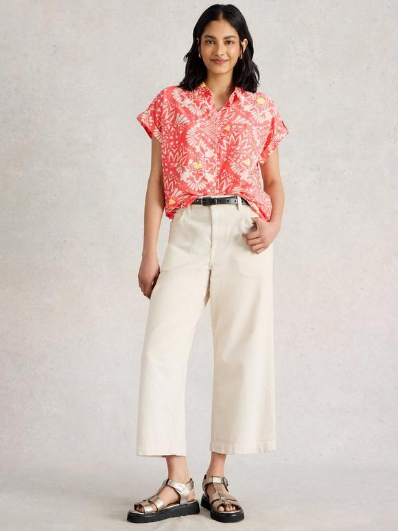 Ellie Organic Cotton Collared Shirt