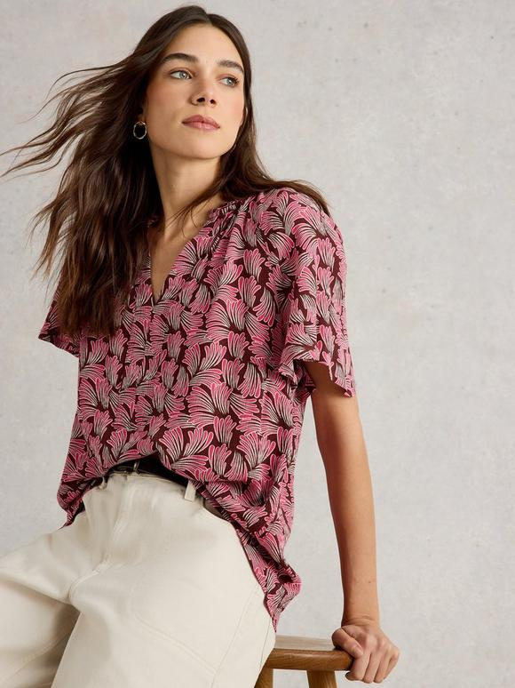 Sophia Crinkle Top
