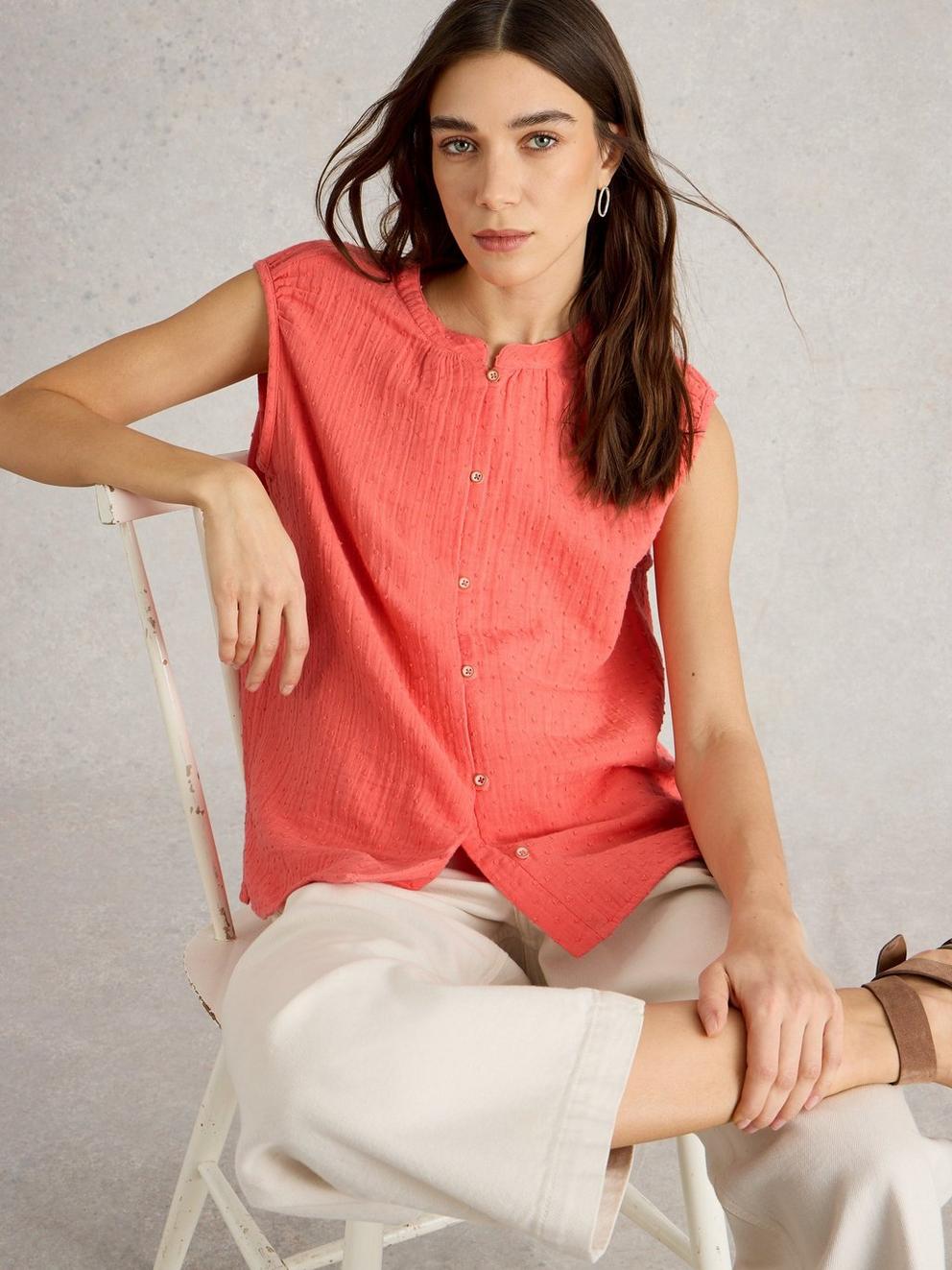 Yasmin Double Cloth Vest