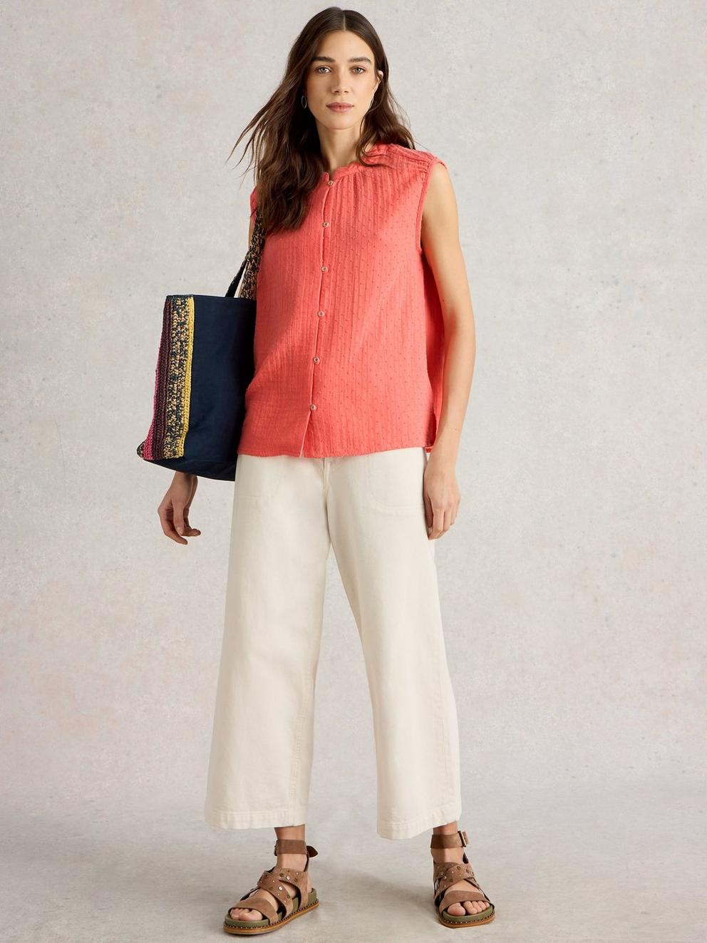 Yasmin Double Cloth Vest