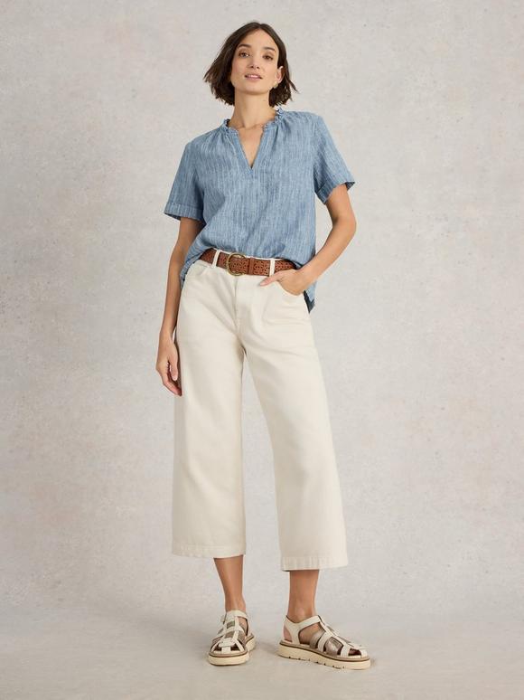 Teakie Stripe Top