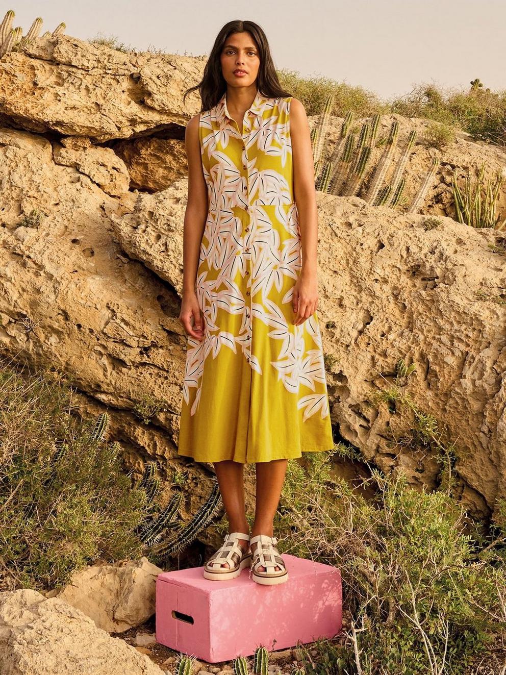 Rua Midi Shirt Dress Jersey