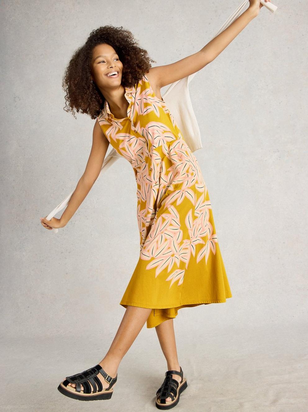 Rua Midi Shirt Dress Jersey
