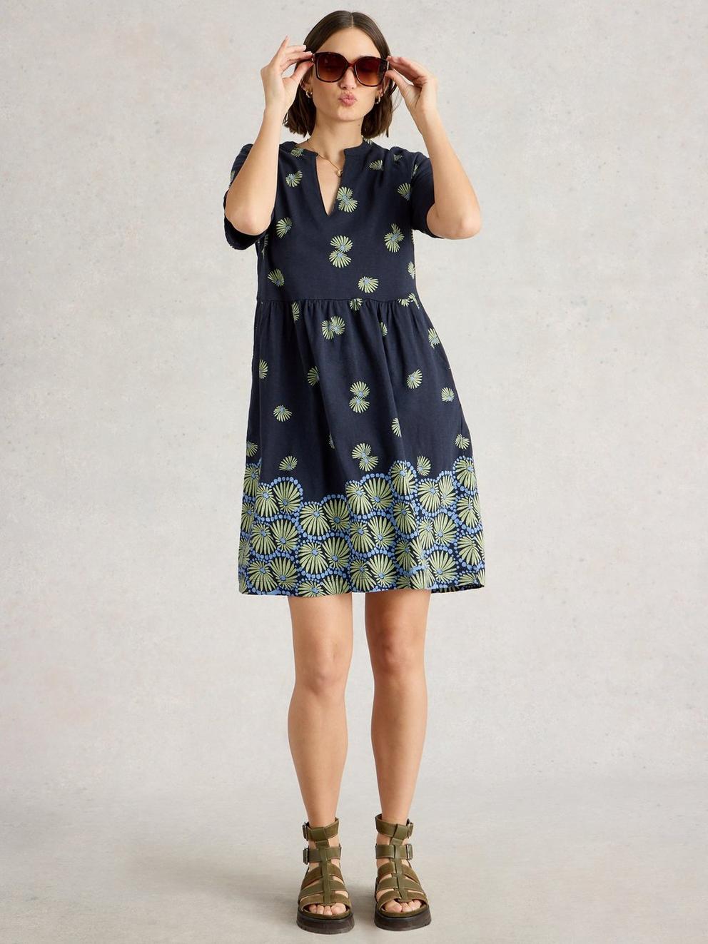 Thea Short Sleeve Jersey Dress