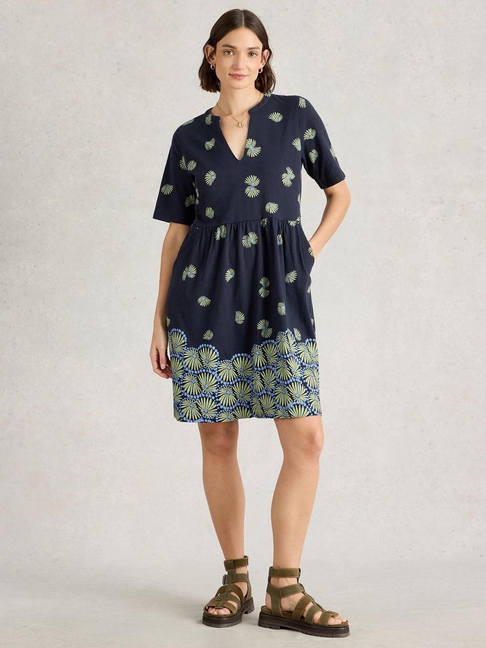Thea Short Sleeve Jersey Dress