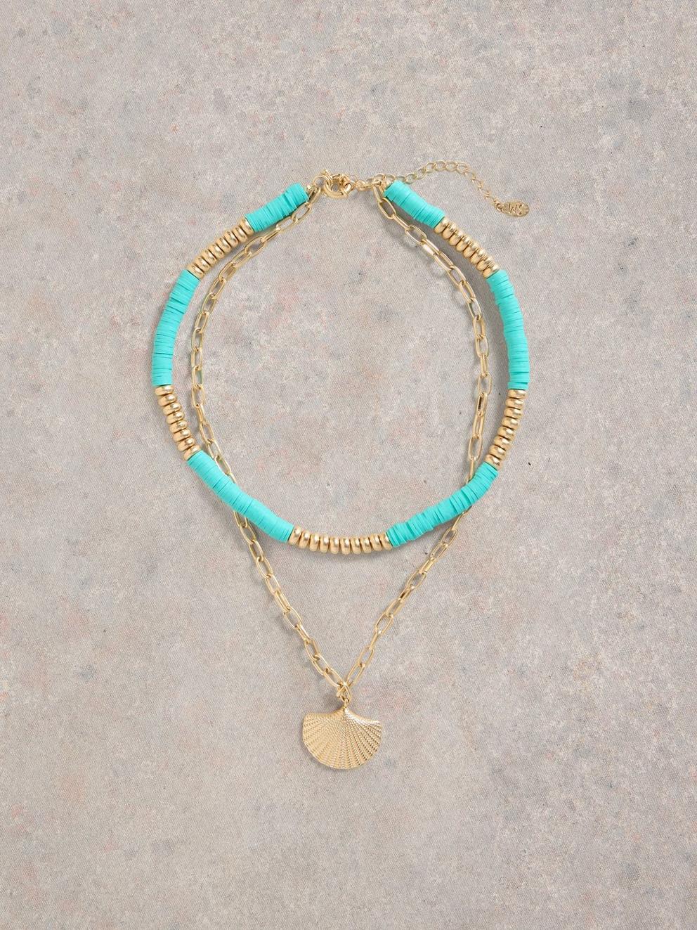 Multi Layer Shell Necklace