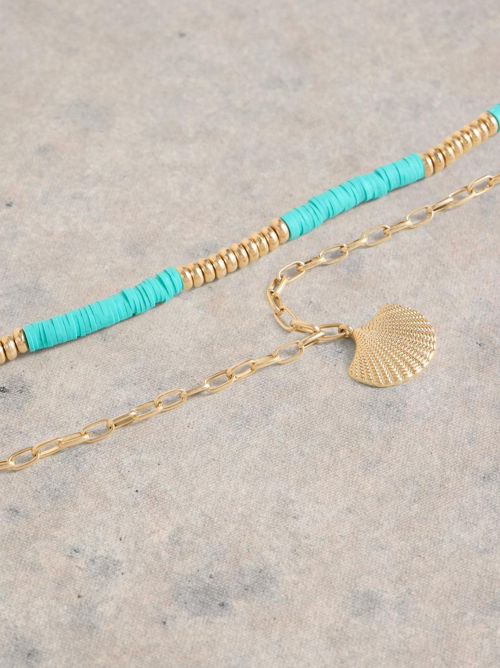 Multi Layer Shell Necklace