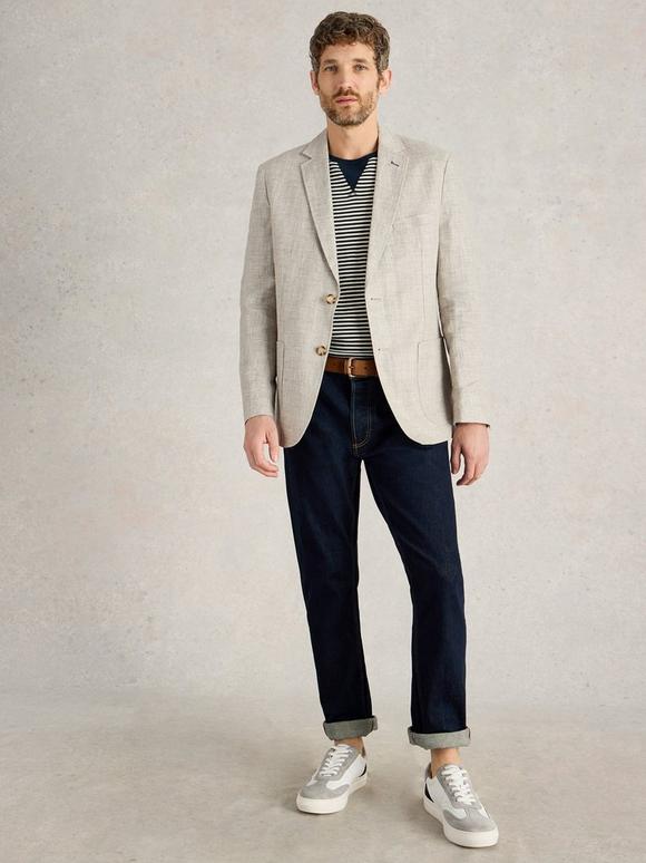 Linen Long Sleeve Blazer