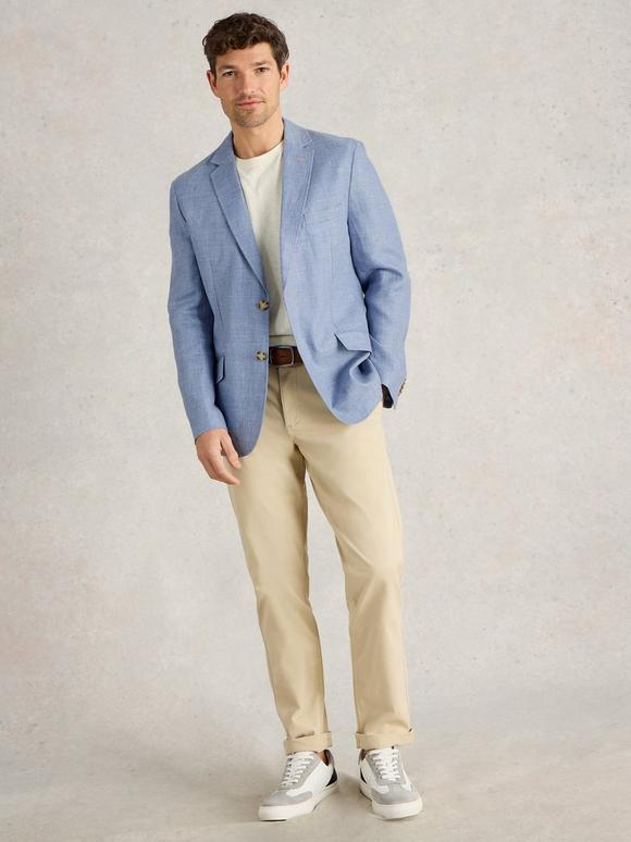 Linen Long Sleeve Blazer