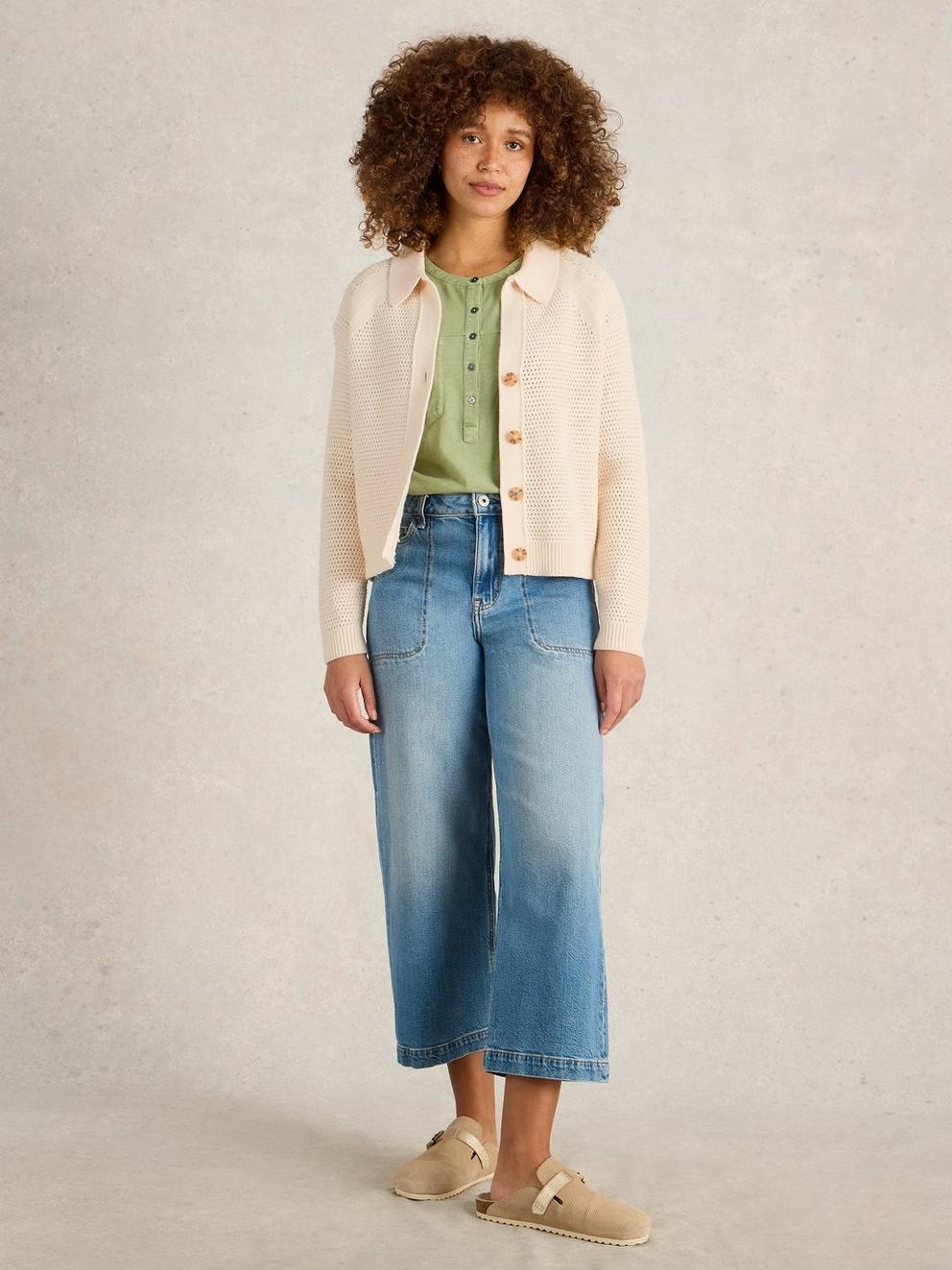 CHATERLY COLLAR CARDI