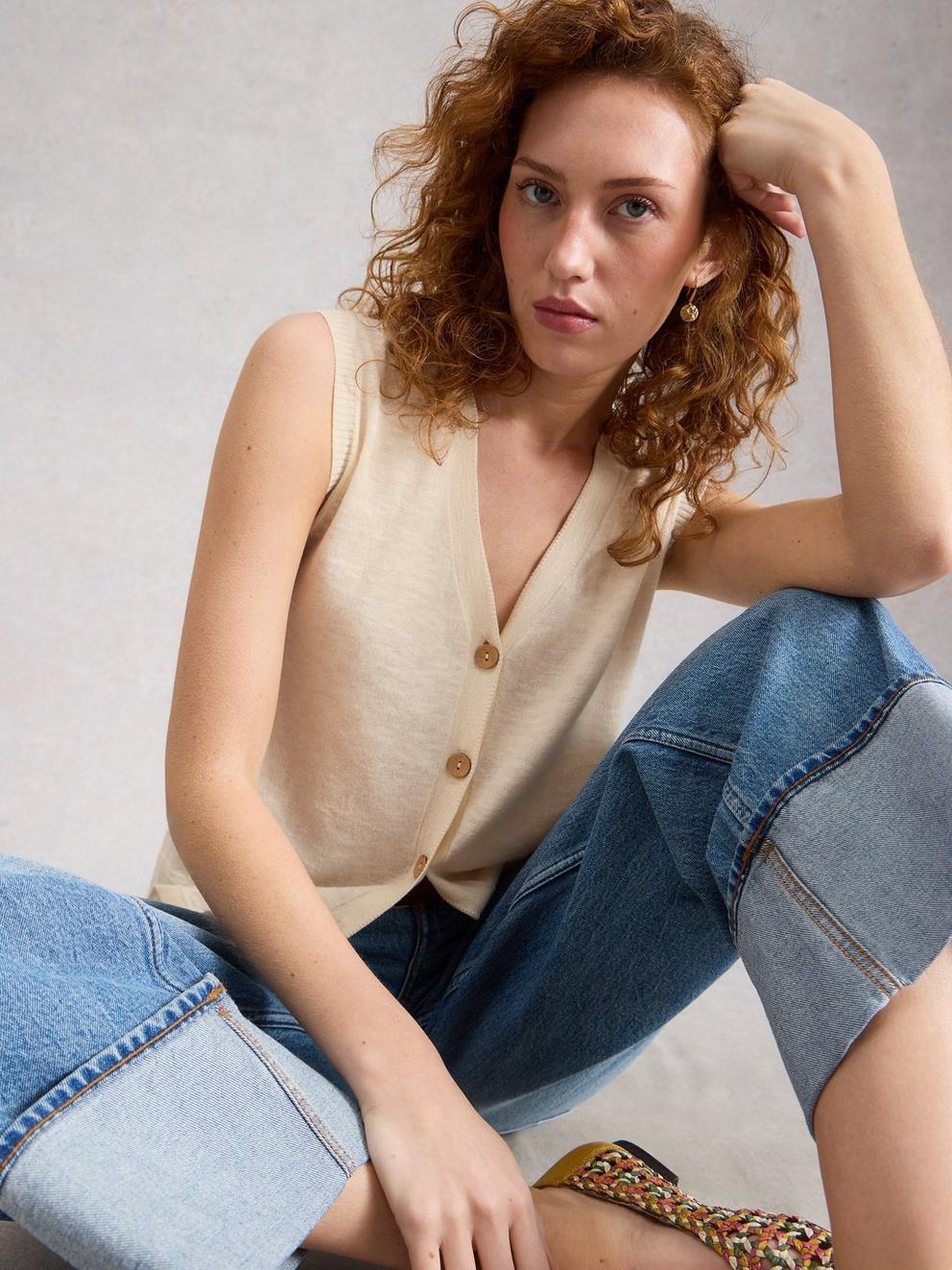 NOVA LINEN BLEND TANK