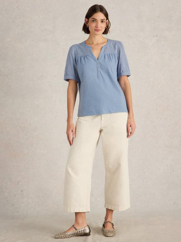ELLIE BRODERIE TOP