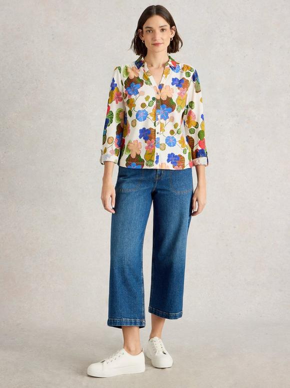 ANNIE JERSEY COLLARED SHIRT