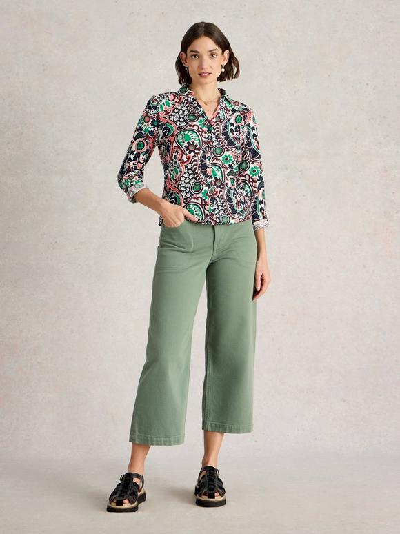 ANNIE JERSEY COLLARED SHIRT