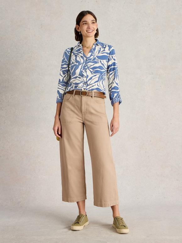 ANNIE JERSEY COLLARED SHIRT