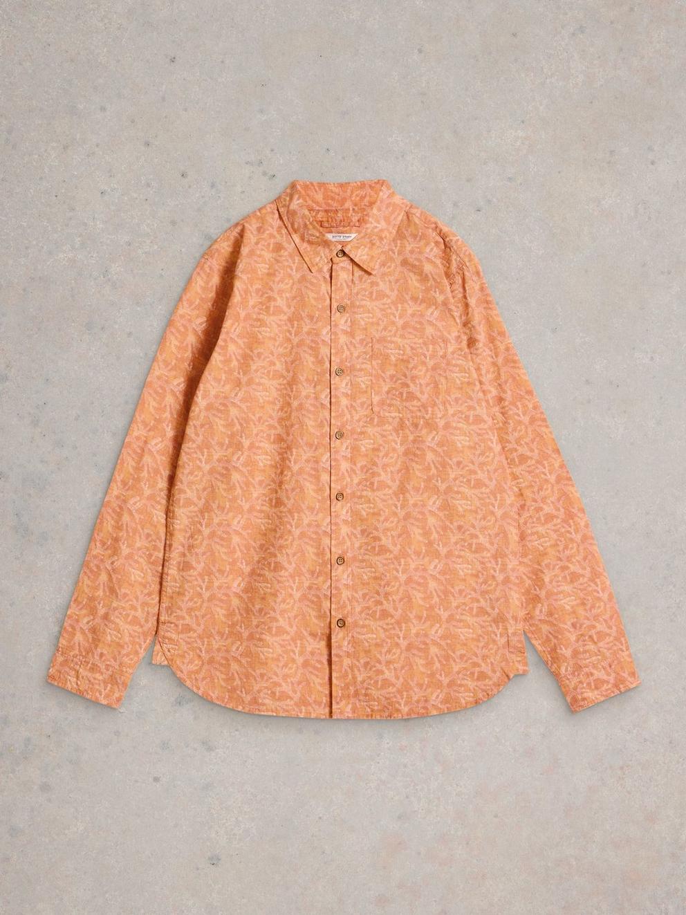 LS Seaweed Printed Shirt