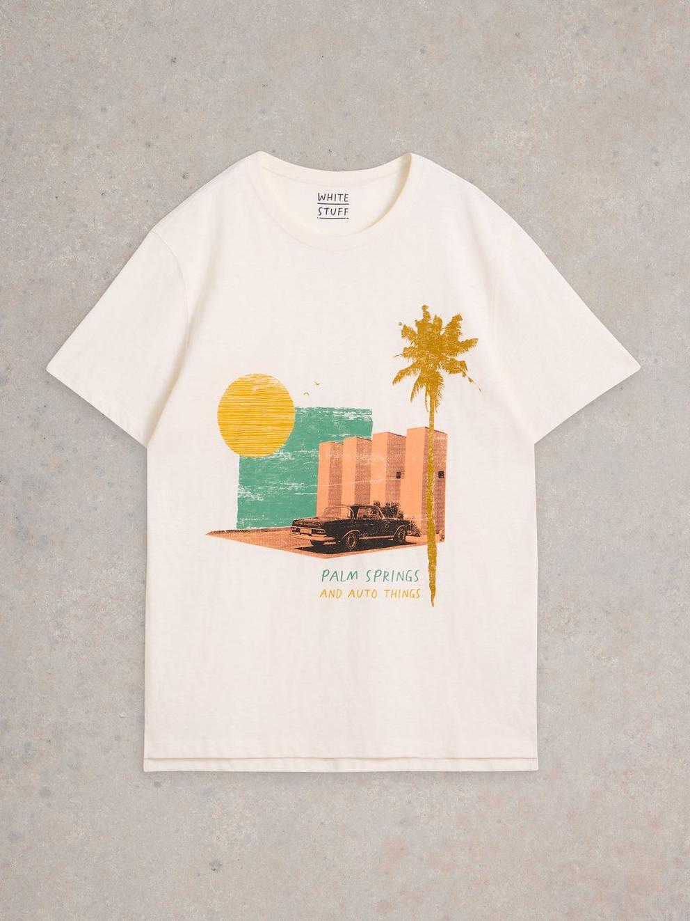 Palm Springs Crew Neck Graphic Tee