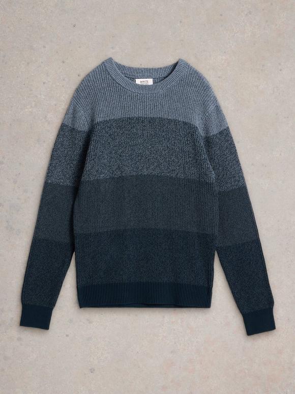 Twisted Colourblock Crew Neck