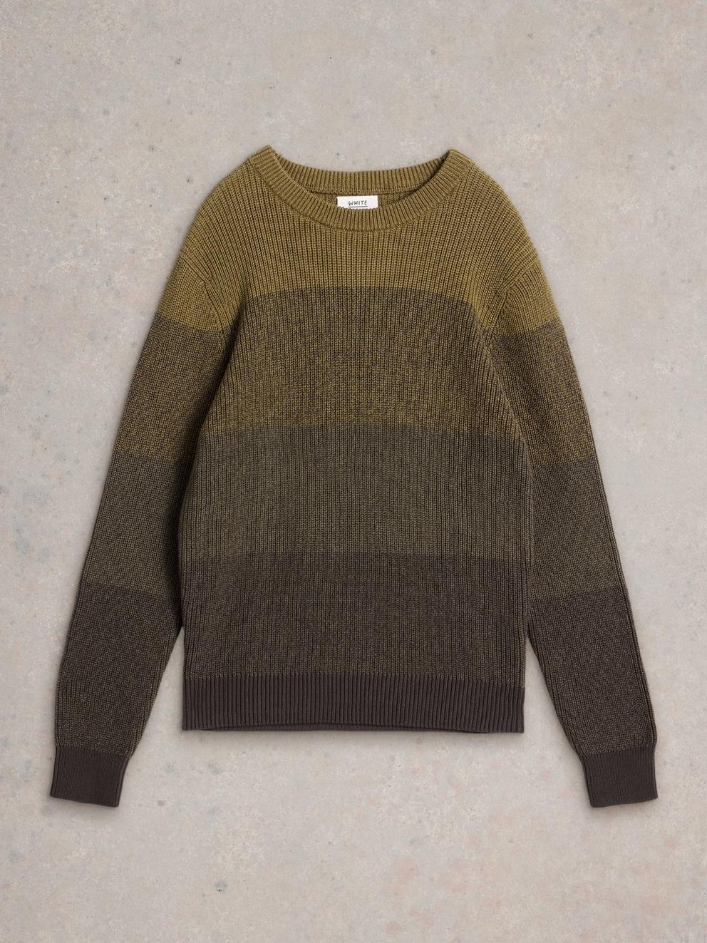 Twisted Colourblock Crew Neck