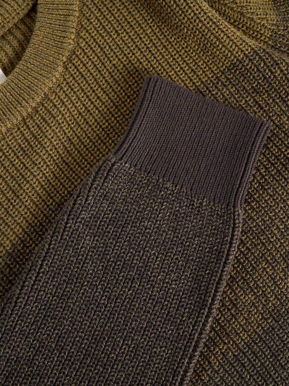 Twisted Colourblock Crew Neck