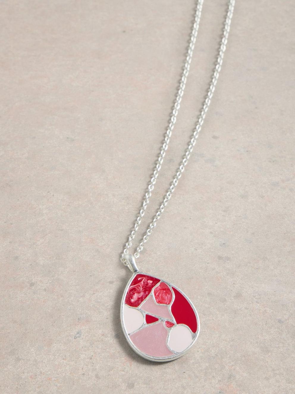 Tile Drop Mosaic Necklace