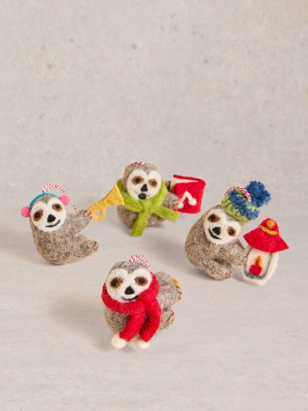 Christmas Carol Sloth Egg Box