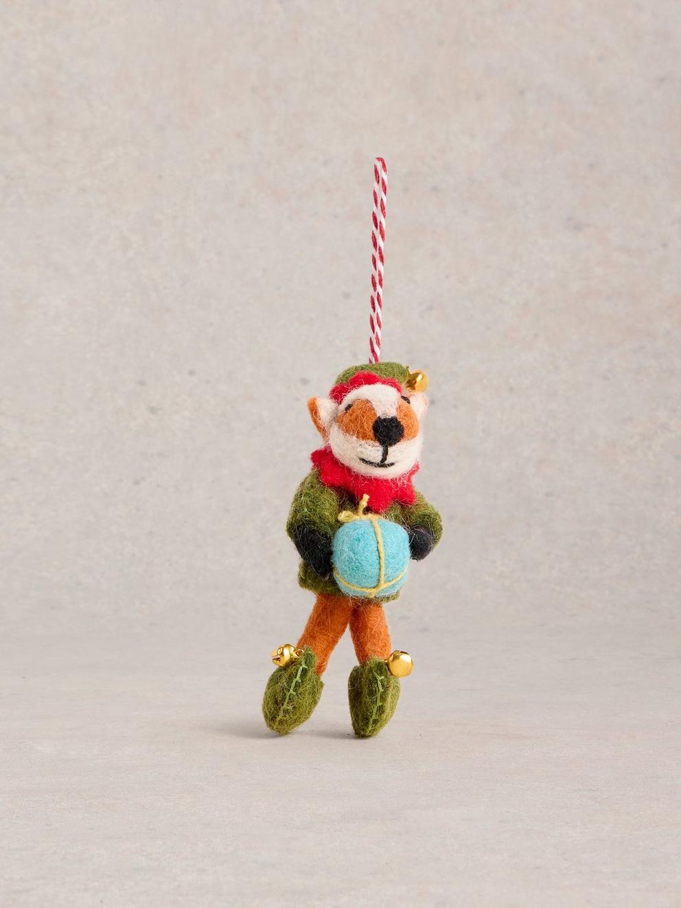 Elf Fox Hanging Dec