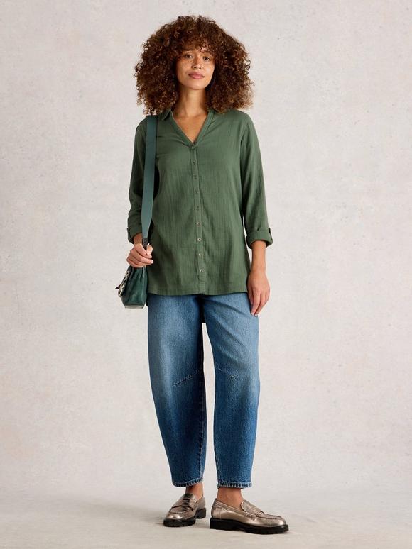 ANNIE DOUBLE CLOTH LONGLINE