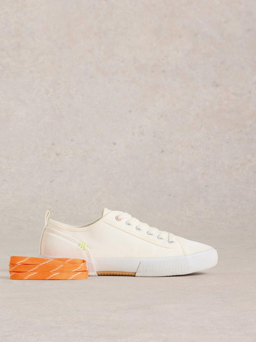 Lace Up Pippa Canvas Trainer